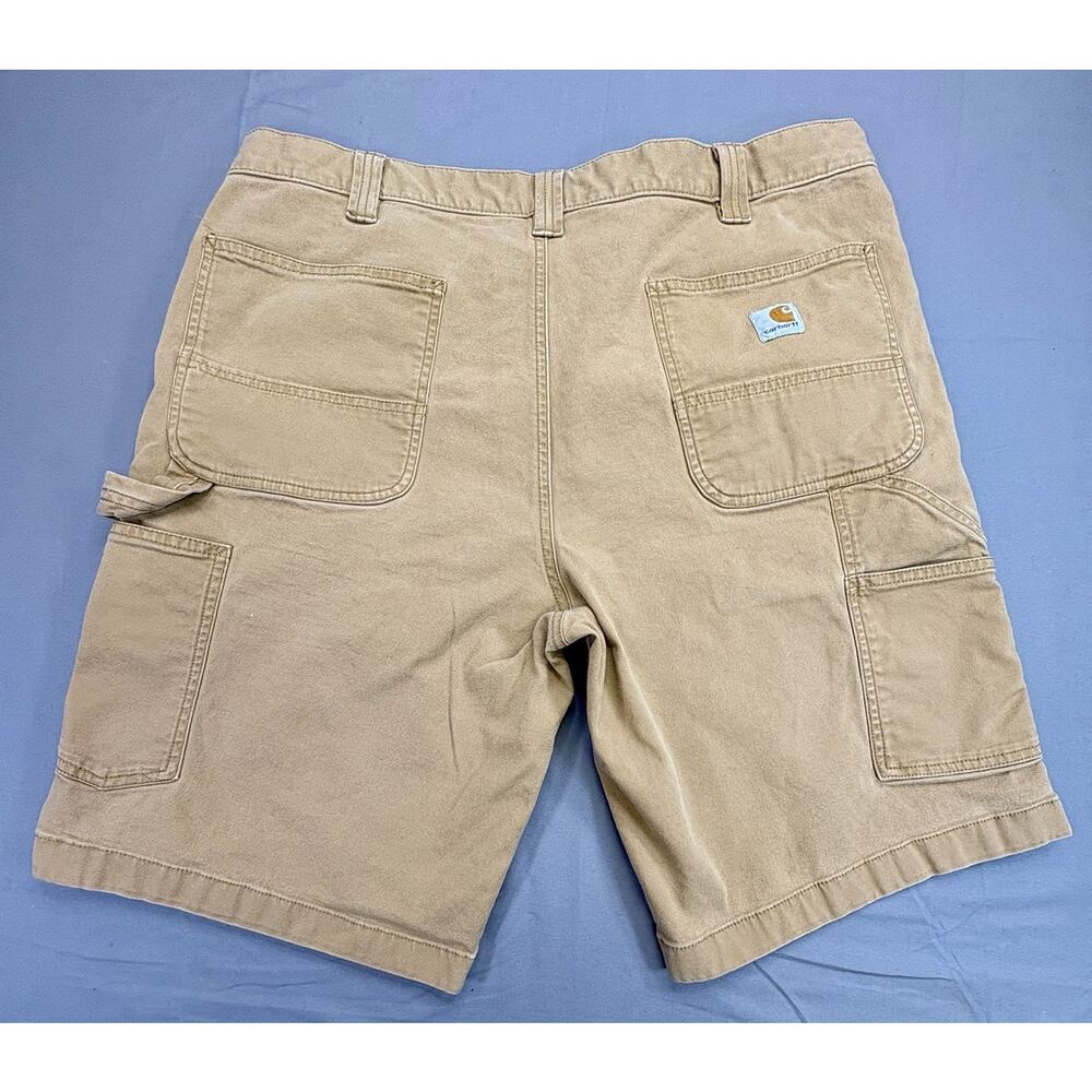 Carhartt Men's Rugged Flex Relaxed Fit Canvas Work Shorts SZ 38 Inseam 10.5 - Picture 2 of 11